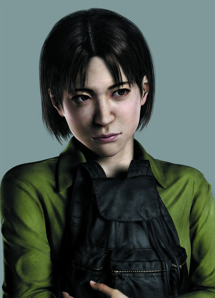 Yoko Portrait Art from Resident Evil Outbreak
