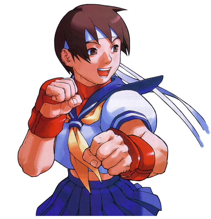 Sakura Kasugano Art from Rival Schools