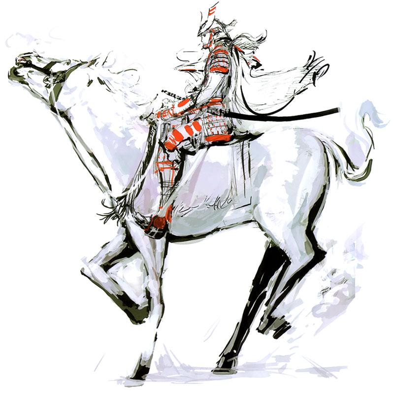 Azai Nagamasa Art from Sengoku Basara 2