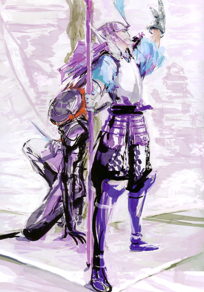 Hojo Ujimasa Art from Sengoku Basara 2