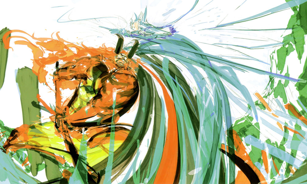Shingen & Kenshin Art from Sengoku Basara 2