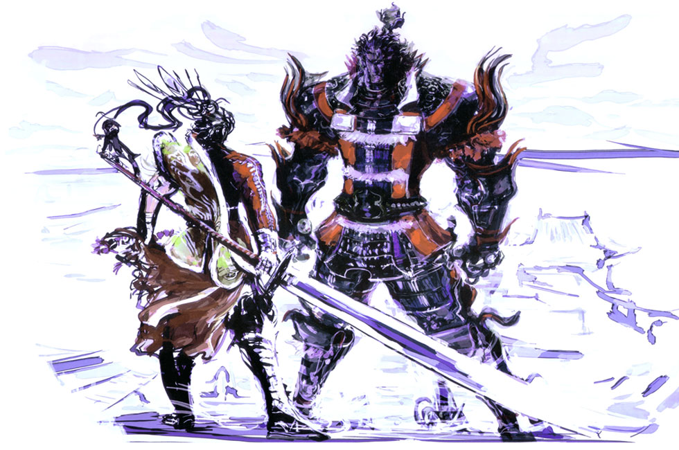 Keiji & Hideyoshi Art from Sengoku Basara 2
