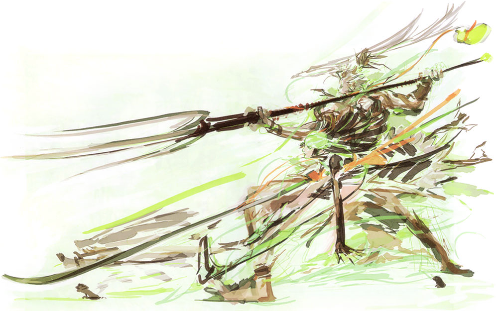 Toshiie & Matsu Art from Sengoku Basara 2