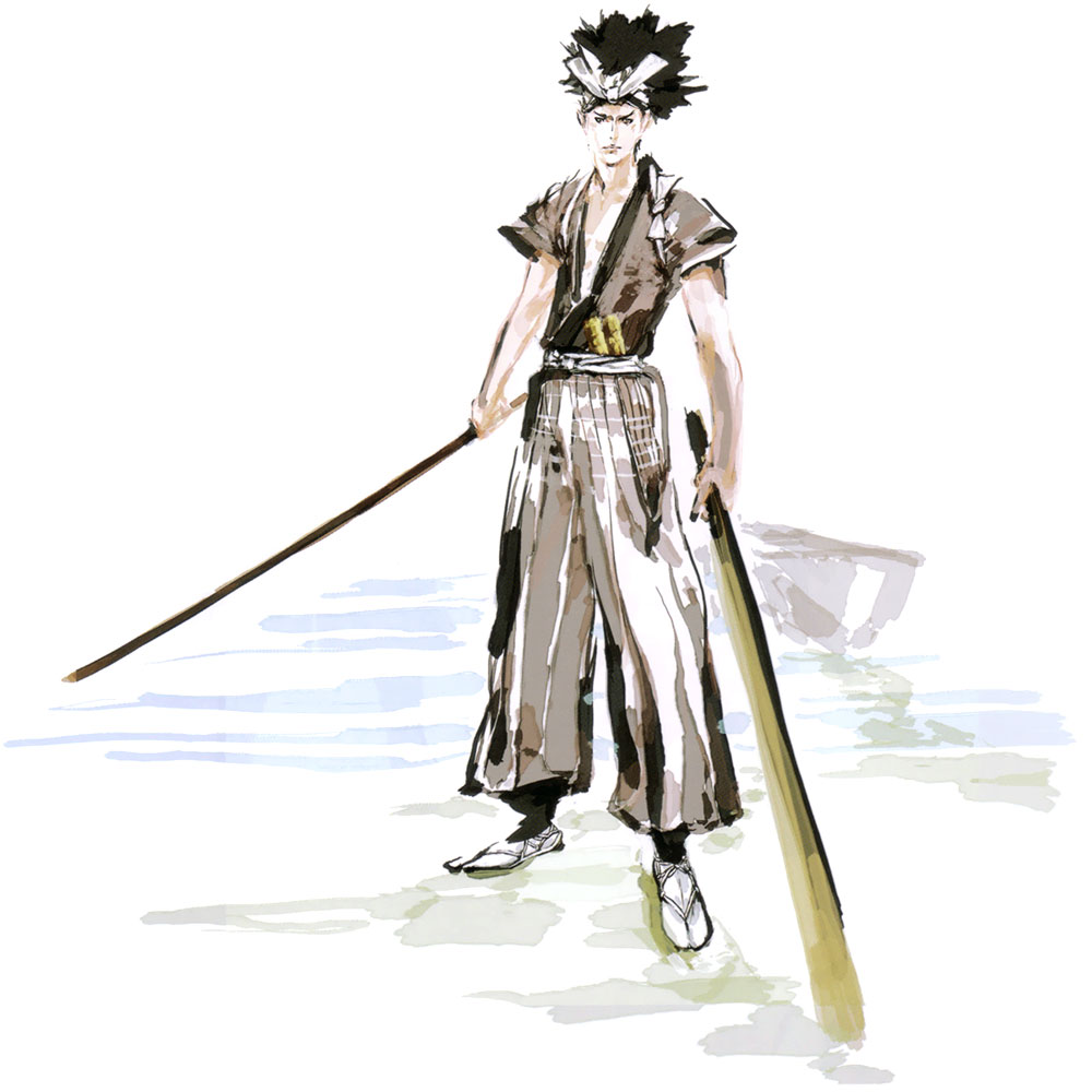 Miyamoto Musashi Art from Sengoku Basara 2