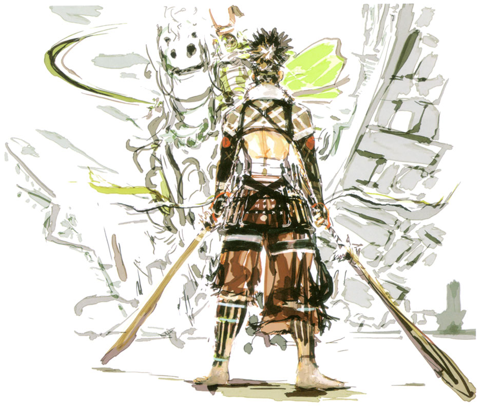 Miyamoto Musashi Art from Sengoku Basara 2