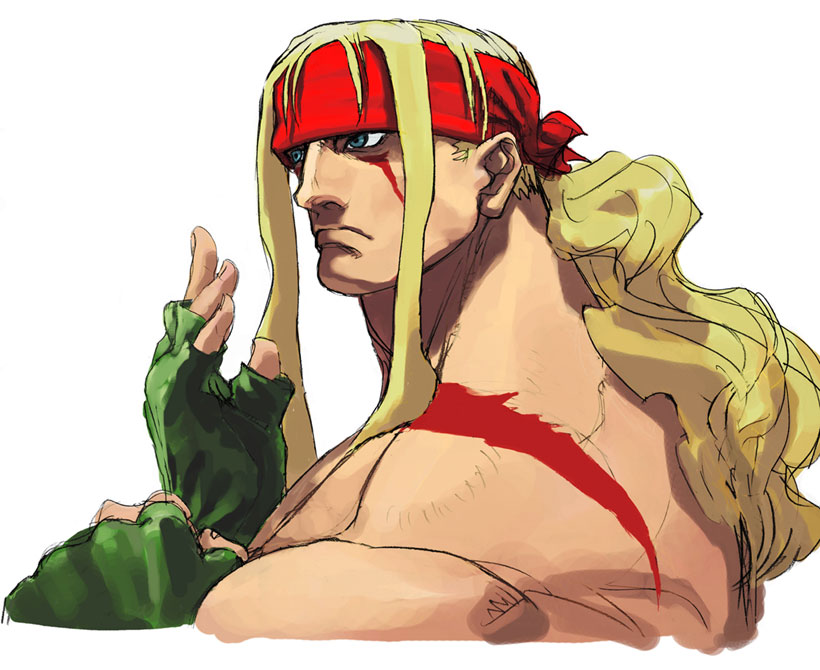 Alex Portrait Art from Street Fighter III: 3rd Strike