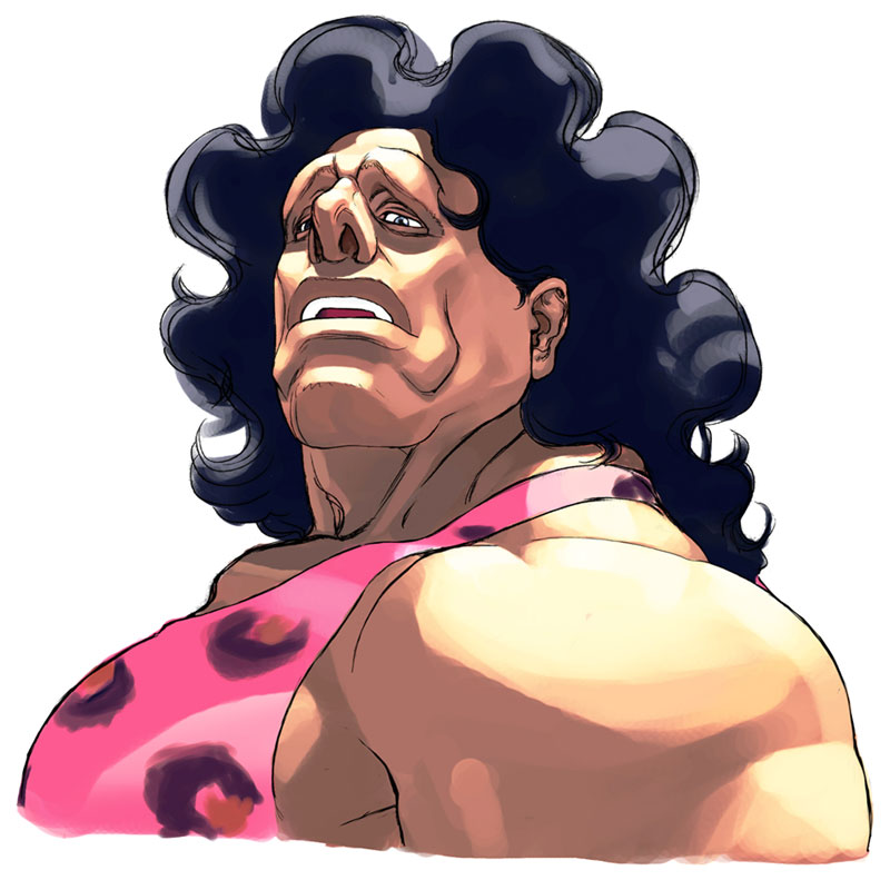 Hugo Portrait Art from Street Fighter III: 3rd Strike