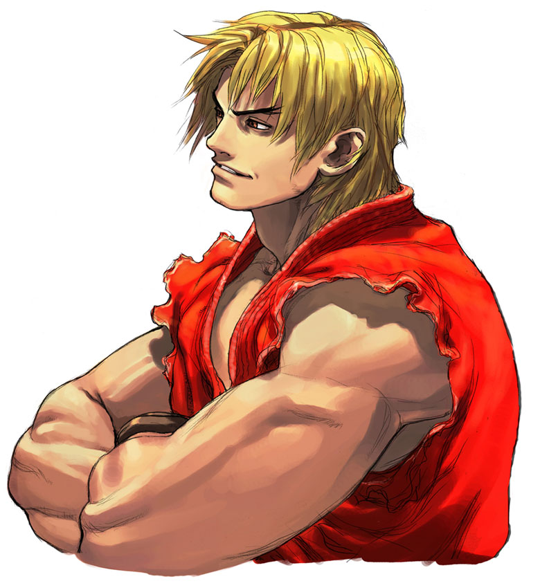 Ken Portrait Art from Street Fighter III: 3rd Strike