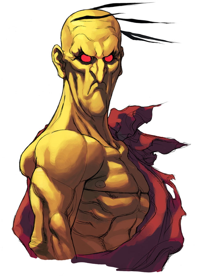 Oro Portrait Art from Street Fighter III: 3rd Strike