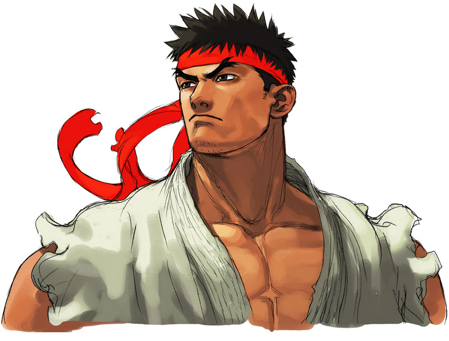 Ryu Portrait Art from Street Fighter III: 3rd Strike