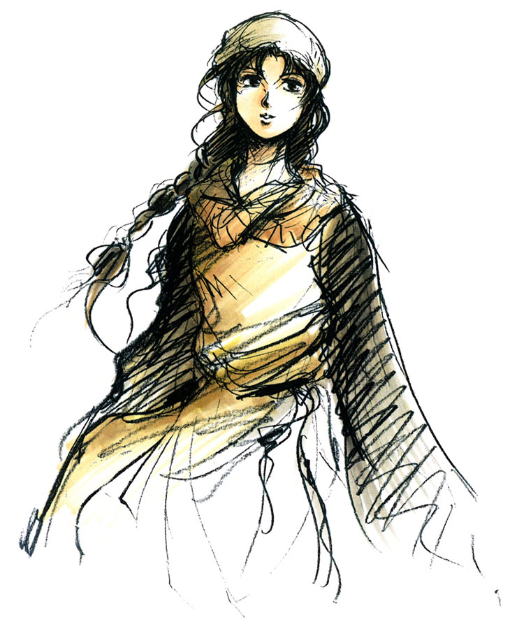 Shenhua Ling Concept Art from Shenmue 2