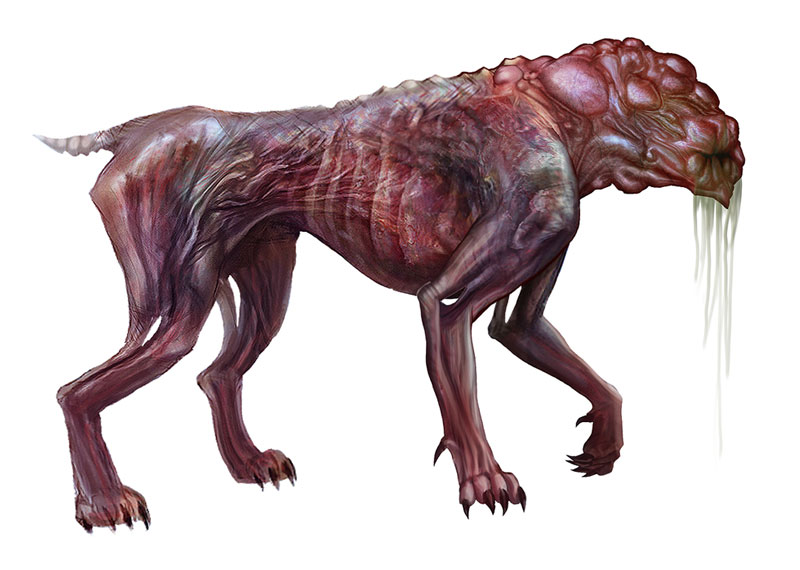 Feral Concept Art from Silent Hill Homecoming