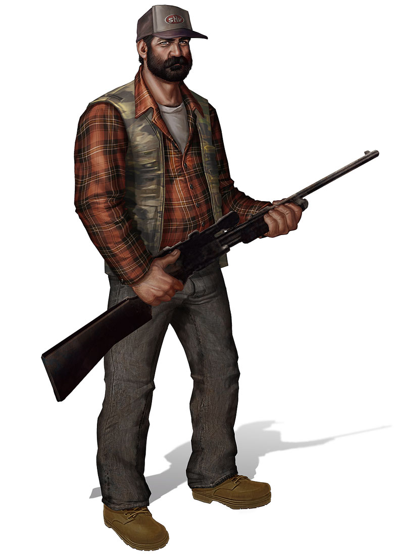 Travis Grady Art from Silent Hill Homecoming