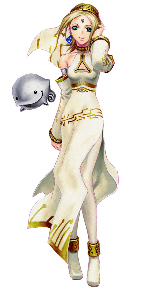 Fina & Cupil Art from Skies of Arcadia