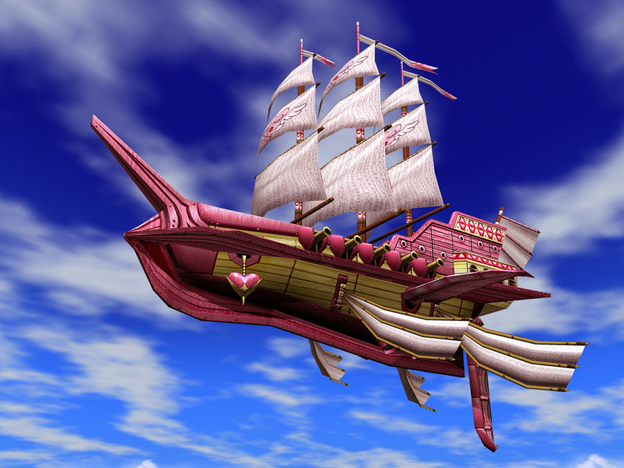 Ship, Primrose Art from Skies of Arcadia