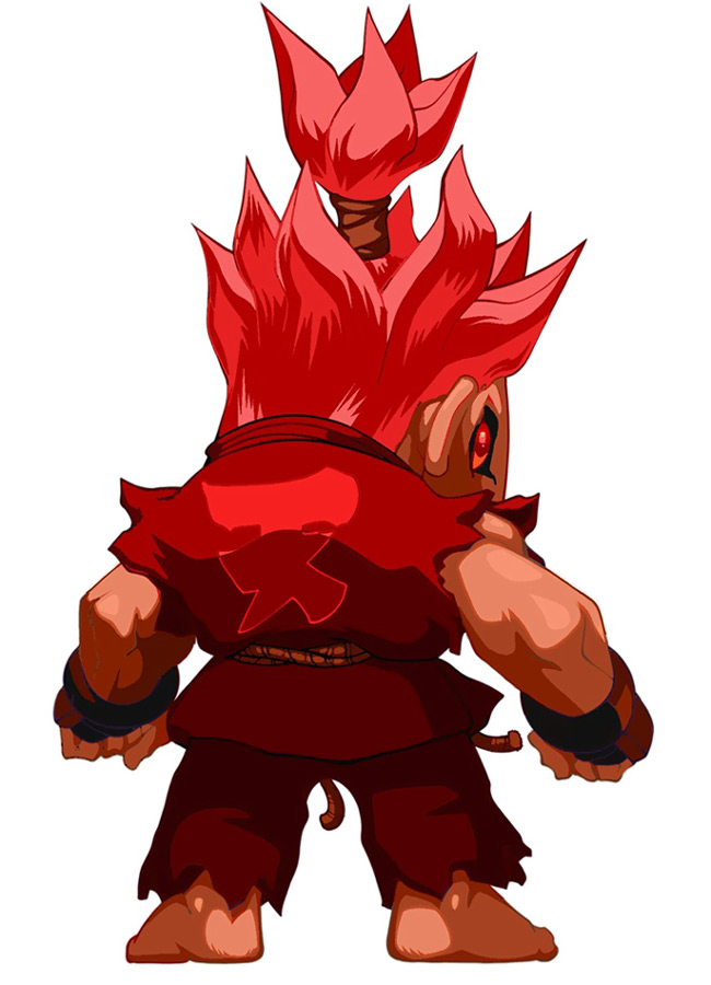 Akuma Alt Color Art from Super Puzzle Fighter II Turbo HD Remix