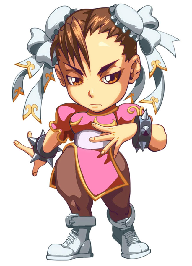 Chun-Li Alt Color Art from Super Puzzle Fighter II Turbo HD Remix