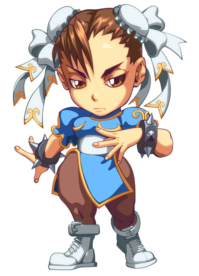 Chun-Li Art from Super Puzzle Fighter II Turbo HD Remix