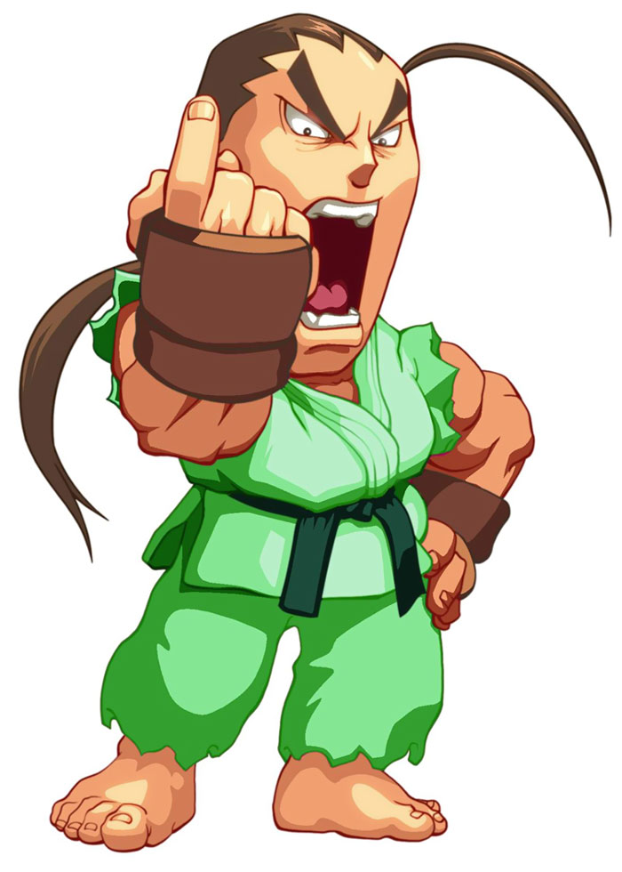 Dan Alt Color Art from Super Puzzle Fighter II Turbo HD Remix