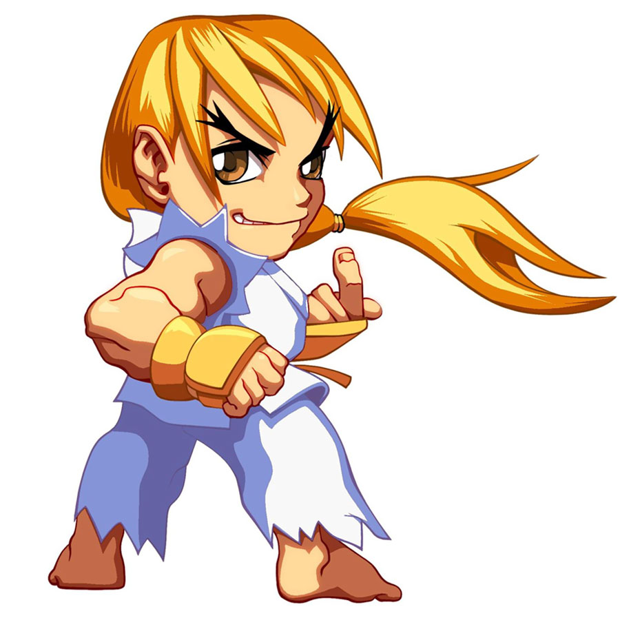 Ken Alt Color Art from Super Puzzle Fighter II Turbo HD Remix