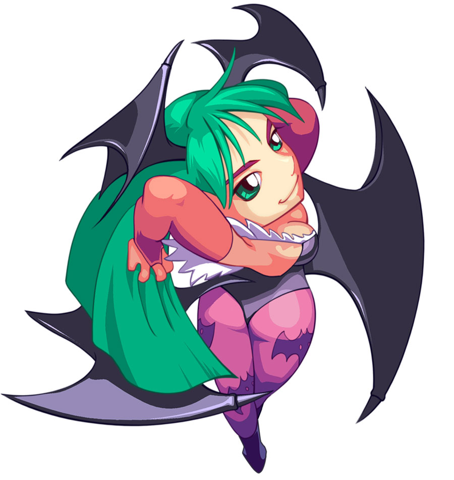 Morrigan Art from Super Puzzle Fighter II Turbo HD Remix