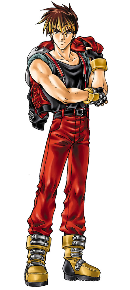 Kyosuke Nanbu Art from Super Robot Wars: Original Generation