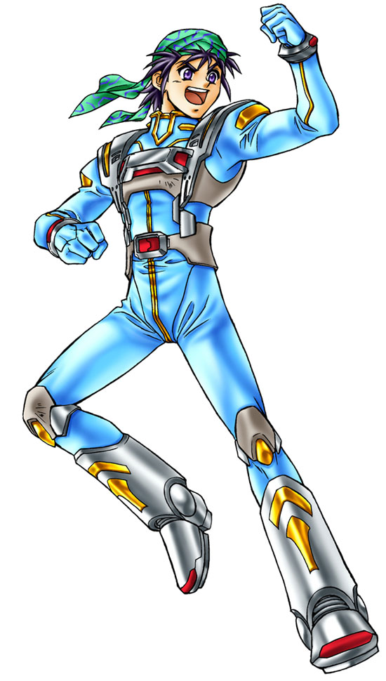 Tasuku Shinguji Art from Super Robot Wars: Original Generation