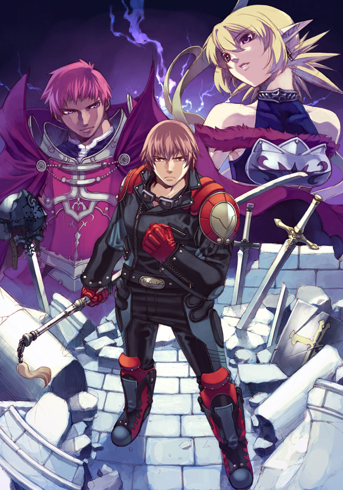 Falon, Roze, & Naiz Art from Spectral Souls II