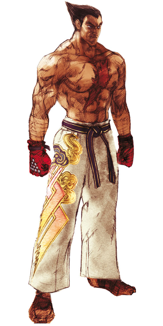 Kazuya Mishima Concept Art from Tekken 4