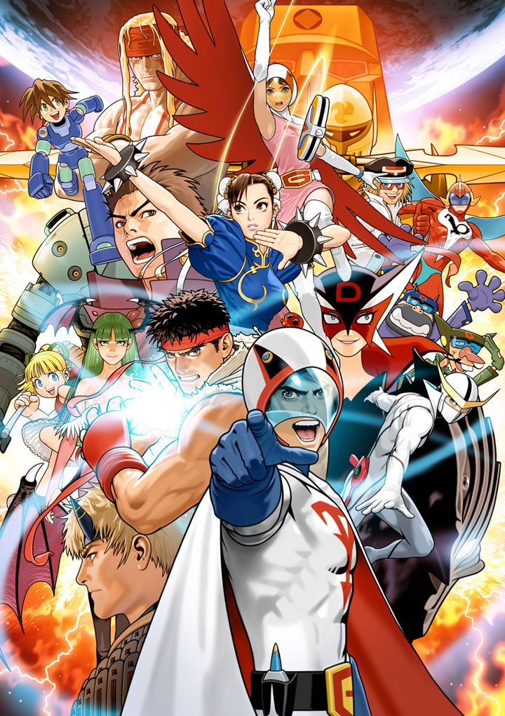 Character Poster Art from Tatsunoko vs. Capcom: Ultimate All-Stars