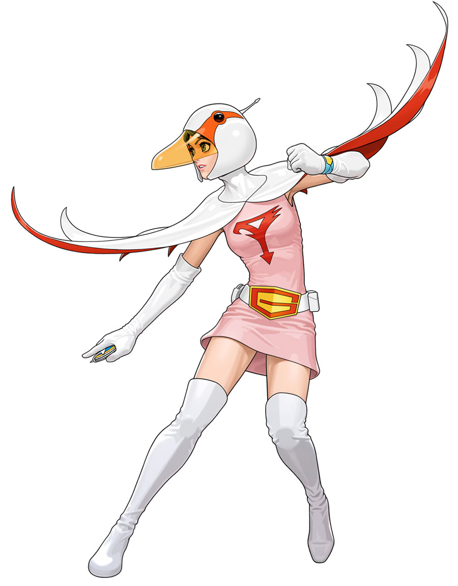 Jun the Swan Art from Tatsunoko vs. Capcom: Ultimate All-Stars