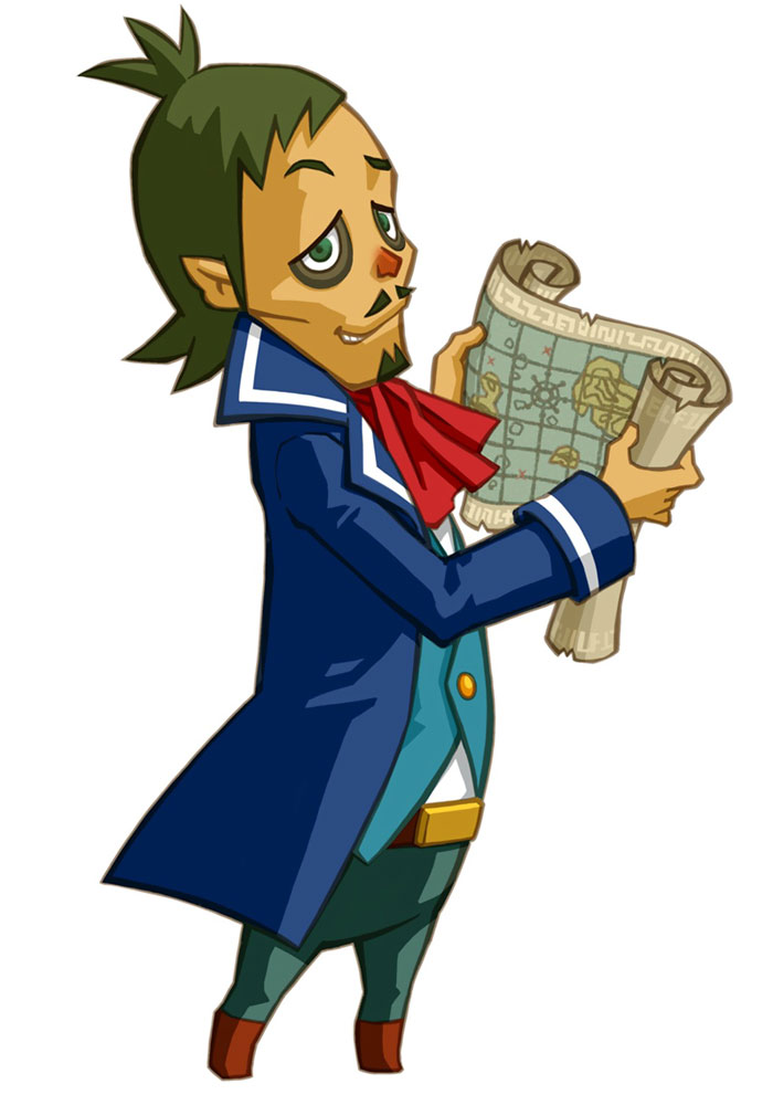 Linebeck Art from The Legend of Zelda: Phantom Hourglass