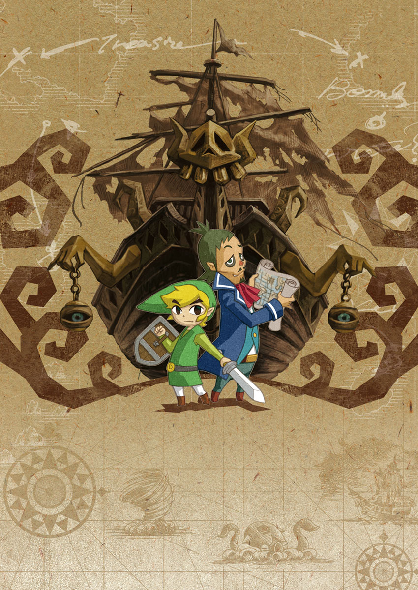 Promo Illustration from The Legend of Zelda: Phantom Hourglass