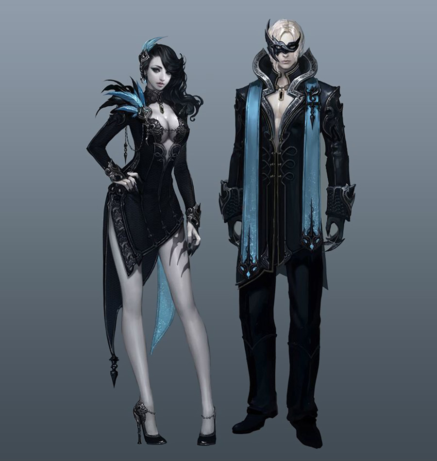 4.0 Beritra Chain Armor Art from Aion