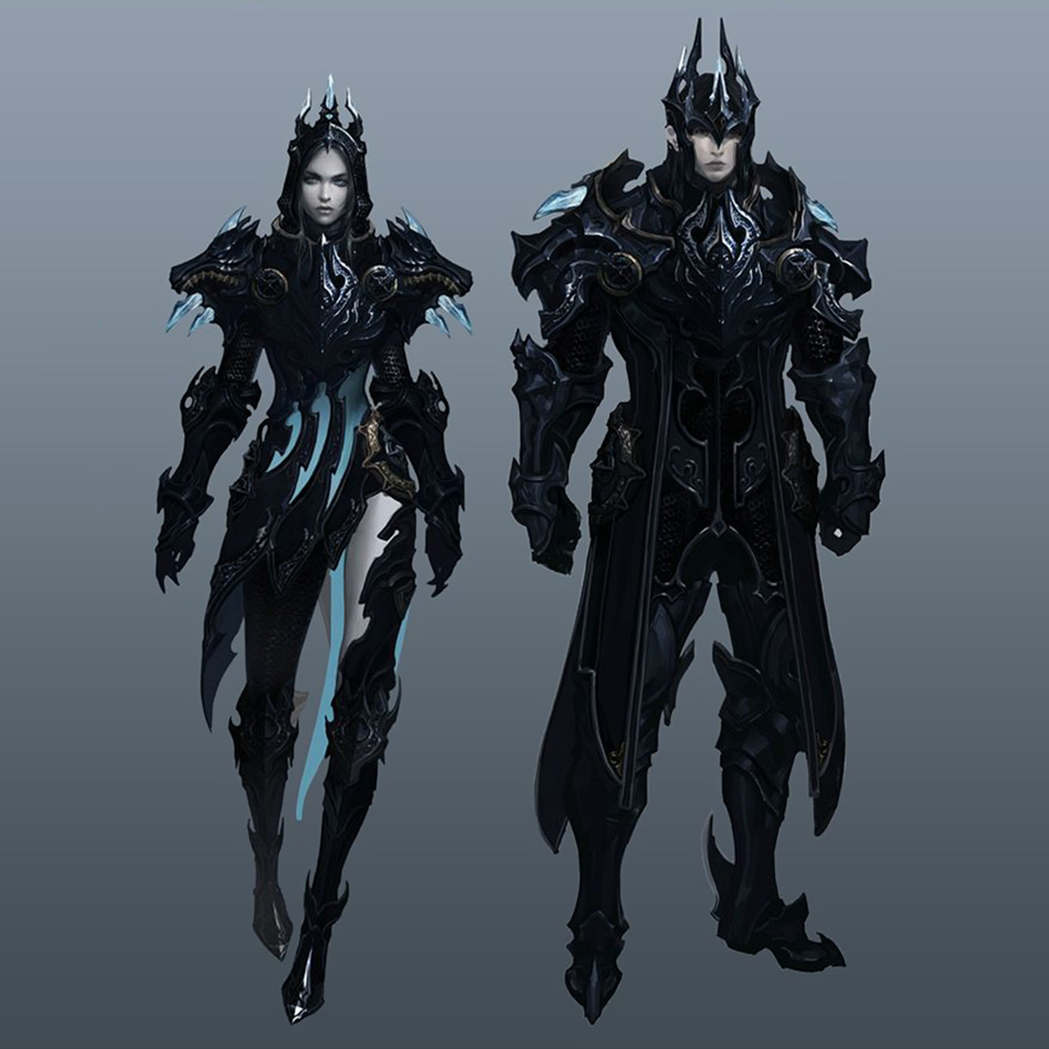 4.0 Beritra Plate Armor Art from Aion