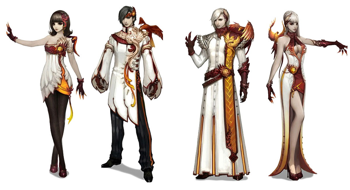 4.0 Crafted Chain Armor & Robe Art from Aion