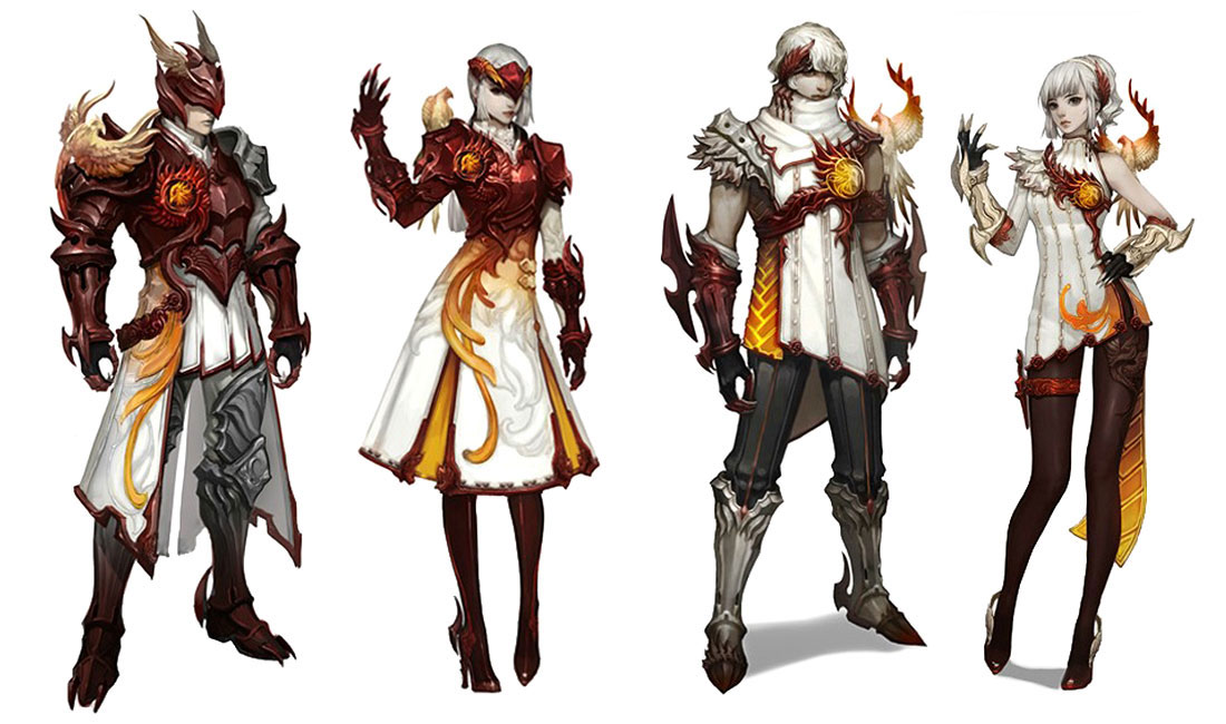 4.0 Crafted Plate & Leather Armor Art from Aion