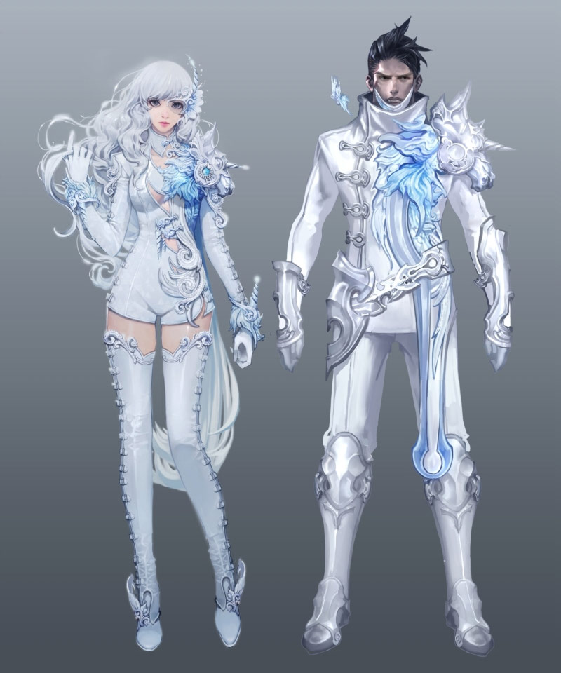 4.5 Abyss Leather Armor Art from Aion