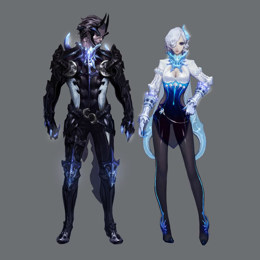 Archon Governor Leather Armor Art from Aion