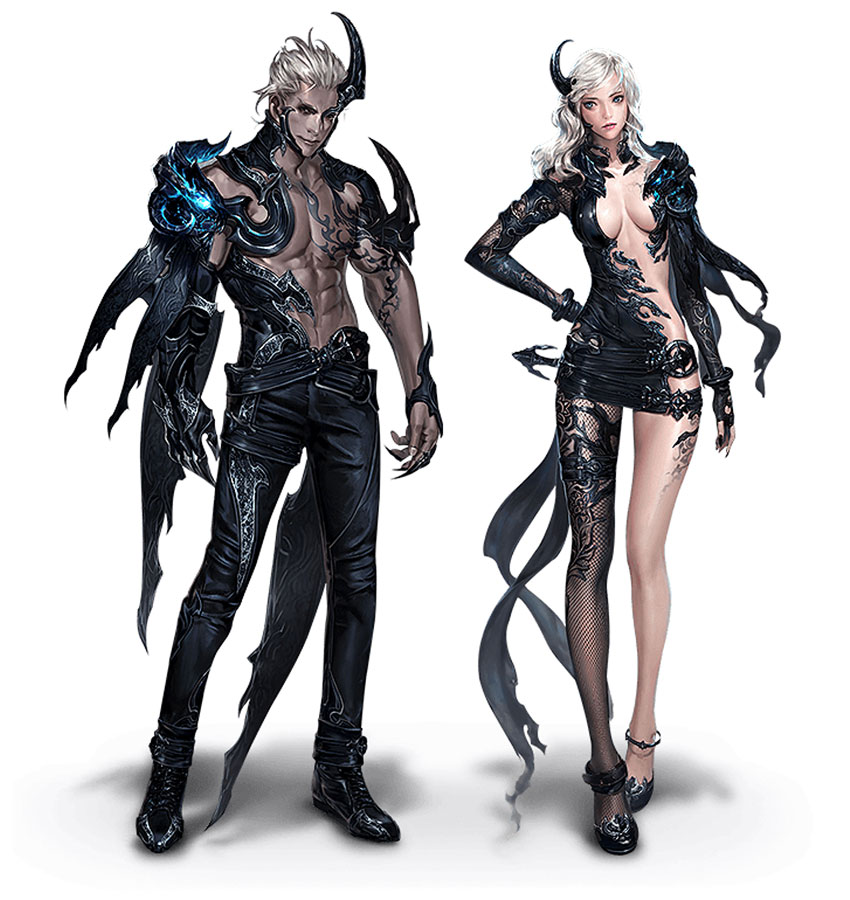 Beritra Leather Armor Art from Aion