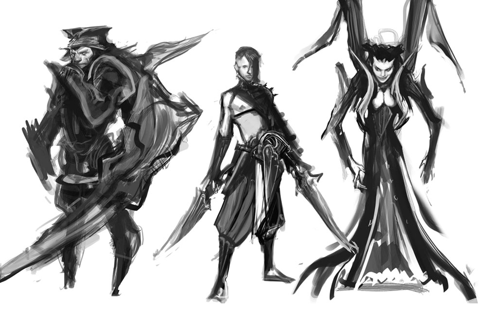 Character Concept Art from Aion