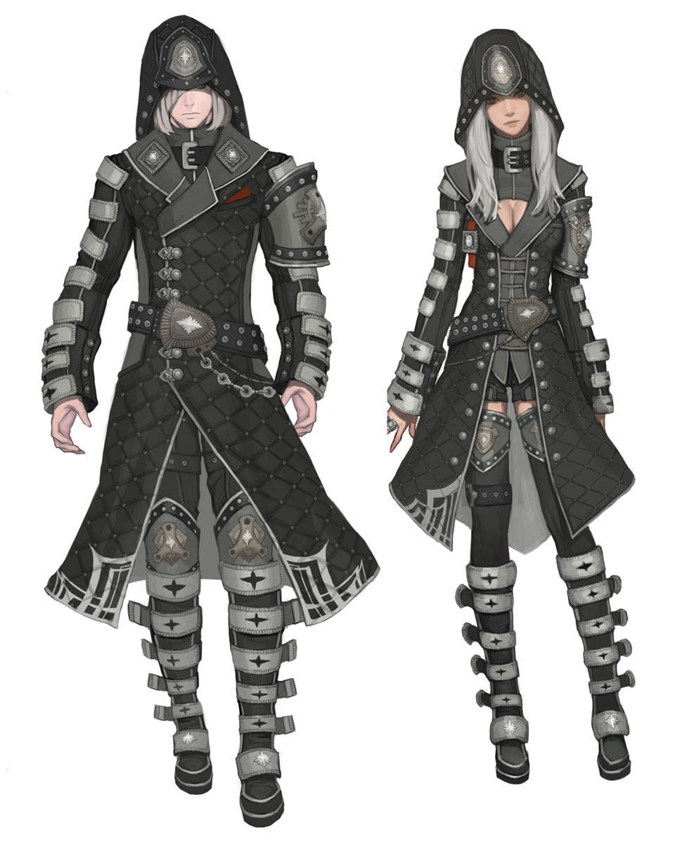 Crafted Chain Armor Art from Aion