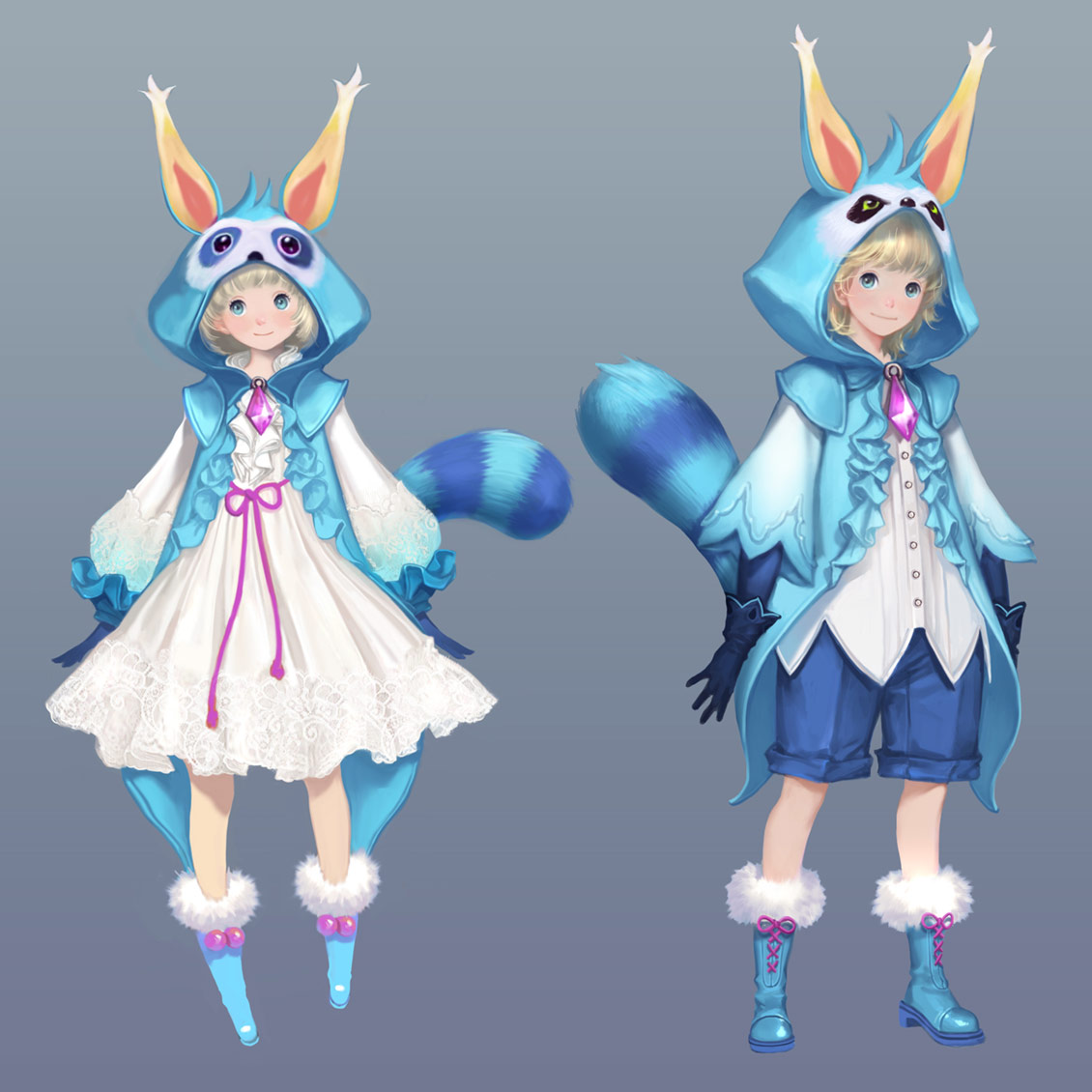 Crafted Fox Armor Art from Aion