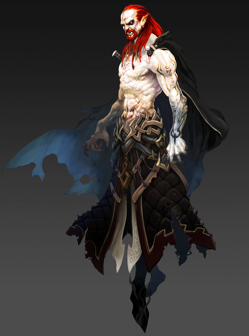 Vampire Concept Art from Aion