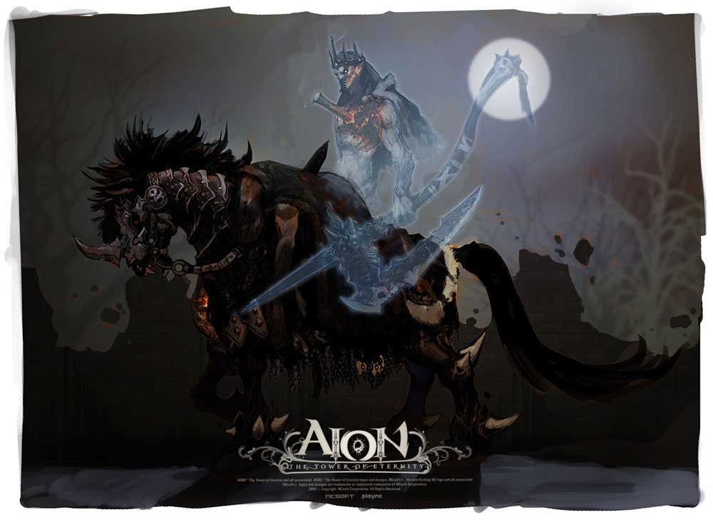 Rider Concept Art from Aion