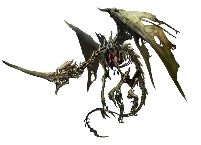 Flying Creature Concept Art from Aion