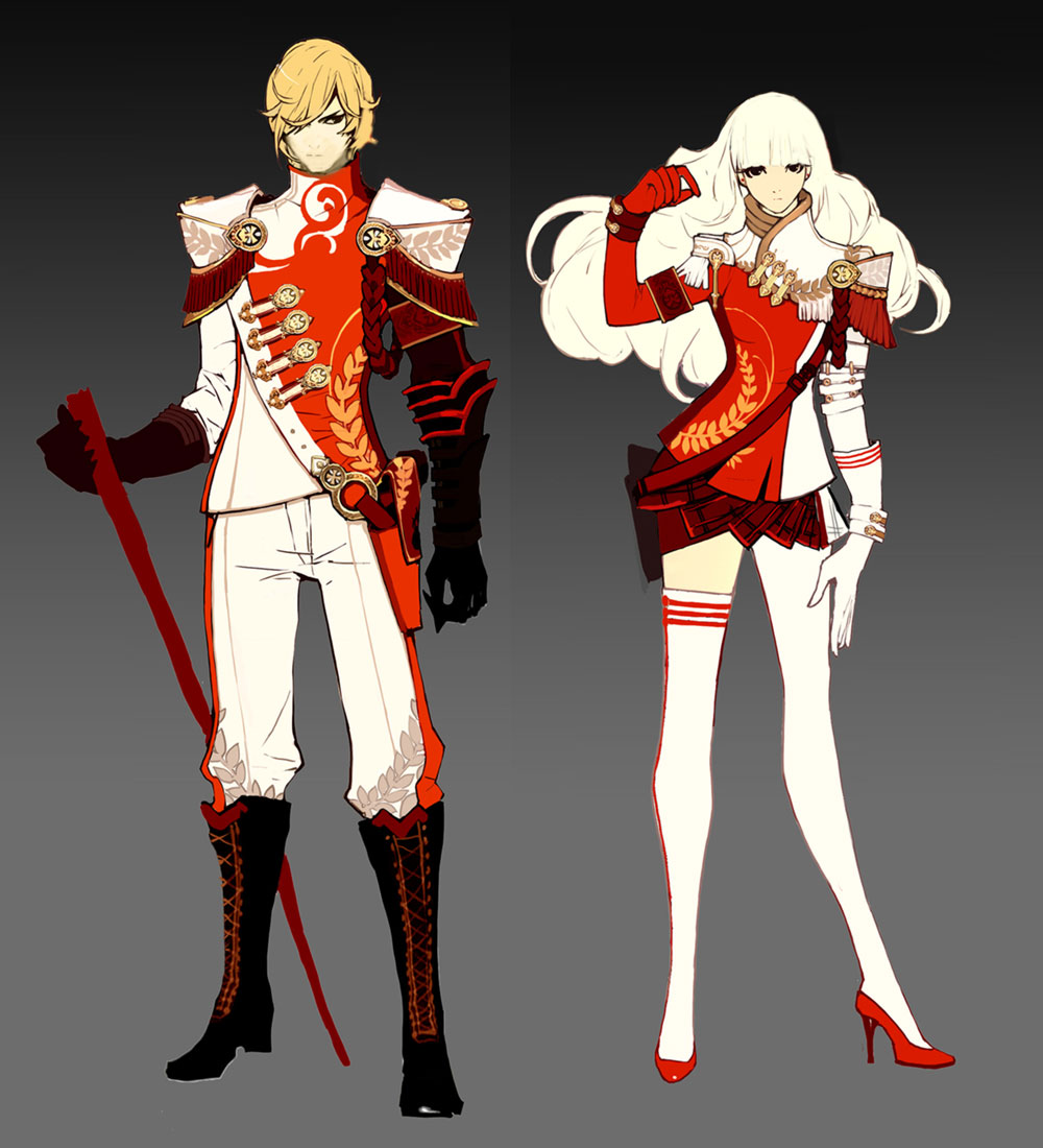 Daeva Leather Armor Art from Aion