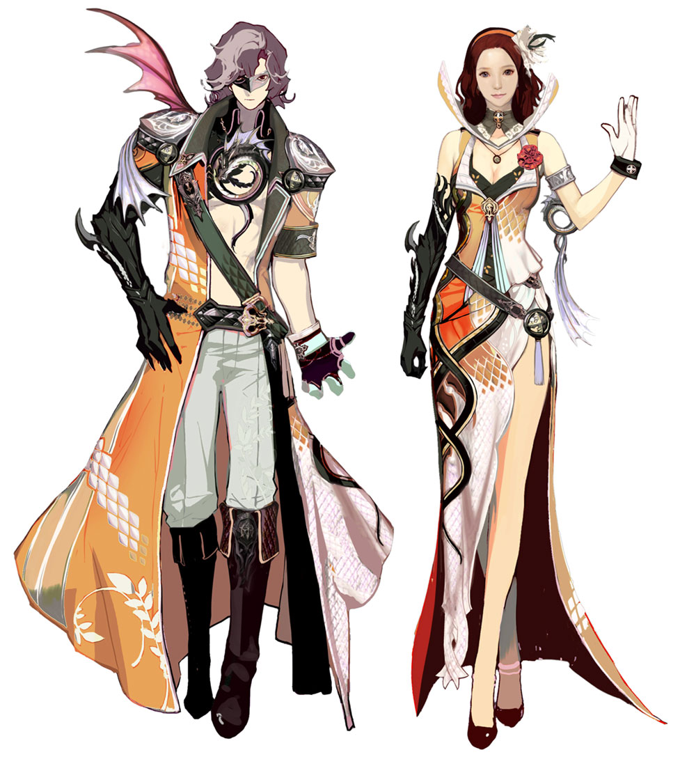 Draconic Crafted Robe Art from Aion