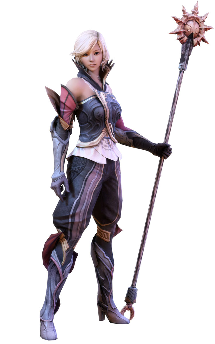 Elyos Female Sorcerer Art from Aion