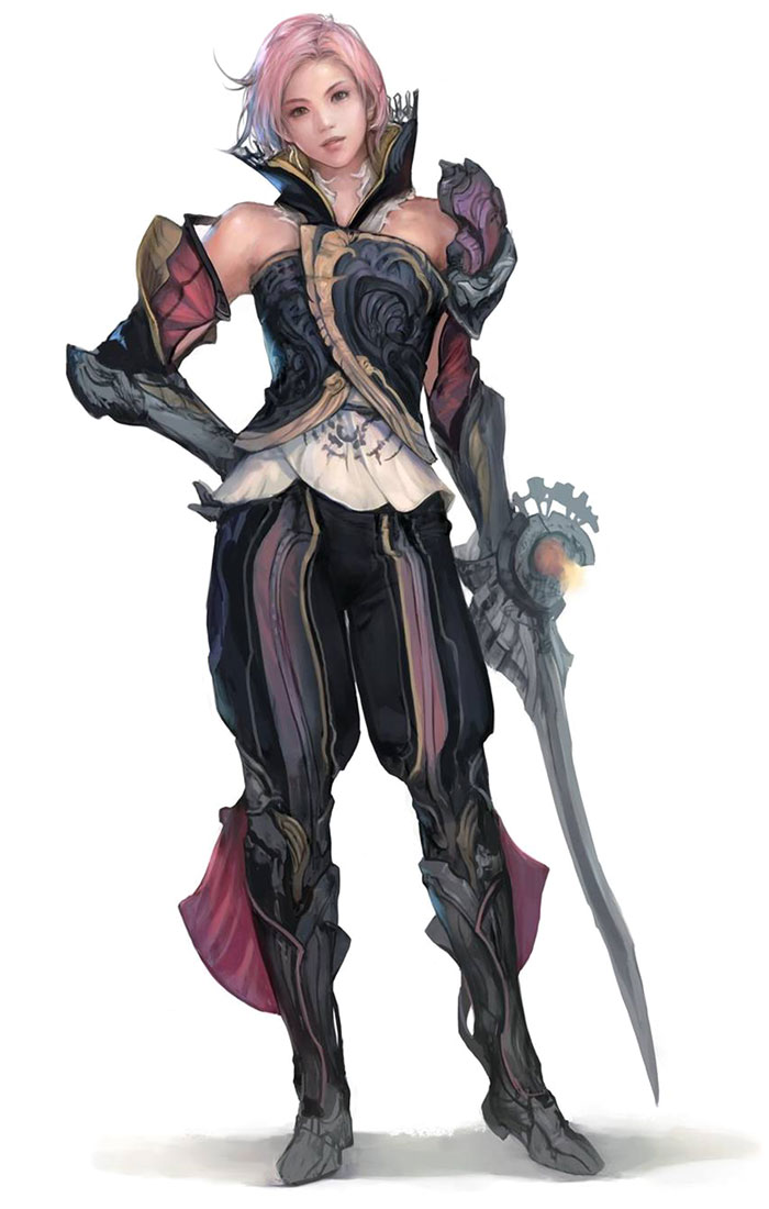 Elyos Female Art from Aion